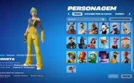 Conta Fortnite, valor negociavel