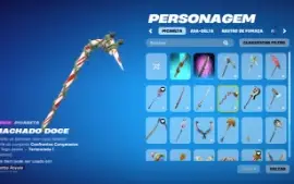 Conta Fortnite, valor negociavel