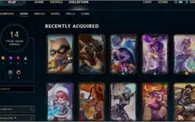 Conta Lol, 14 skins (lendárias, etc), 15k essên. prata.