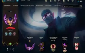 Conta LOL desde 2013, Mestre, 400 skins
