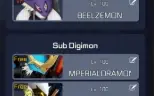 Conta Digimon Super Rumble - Server Koromon - Digimons Mid/E