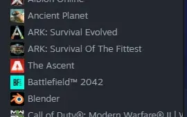 Conta Steam com Varios Jogos, BF 2042, FFXIV ONLINE, etc...