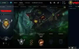 Conta lol Prata 3 -17 Skins e 40 campeões !