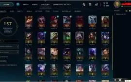 Conta lol Prata 3 -17 Skins e 40 campeões !
