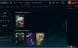 Conta lol Prata 3 -17 Skins e 40 campeões !