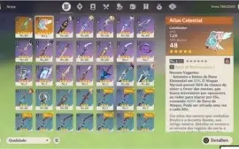 AR 40> xiao + lança de jade, diluc, qiqi e banner garantido