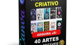 Pack Canva Convite Criativo Vol 3 - 40 Artes Editáveis