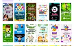 Pack Canva Convite Criativo Vol 3 - 40 Artes Editáveis