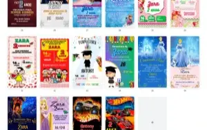 Pack Canva Convite Criativo Vol 3 - 40 Artes Editáveis