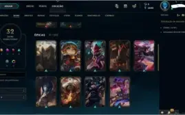 Conta league of legends prata 4 / skins / 81 campeões