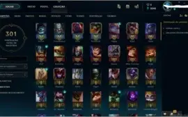 Conta league of legends prata 4 / skins / 81 campeões