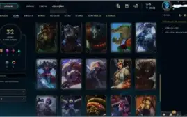Conta league of legends prata 4 / skins / 81 campeões
