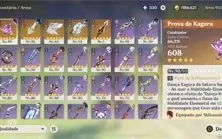 Conta de Genshin Impact AR57 Server América