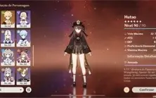 Conta de Genshin Impact AR57 Server América