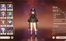 Conta de Genshin Impact AR57 Server América