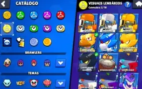 Conta de braw stars com 73/75 com pass plus ativo