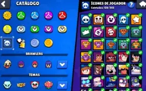 Conta de braw stars com 73/75 com pass plus ativo