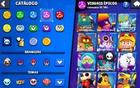 Conta de braw stars com 73/75 com pass plus ativo