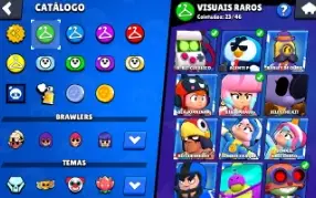 Conta de braw stars com 73/75 com pass plus ativo