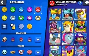 Conta de braw stars com 73/75 com pass plus ativo