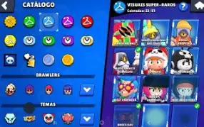 Conta de braw stars com 73/75 com pass plus ativo