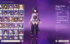 Furina C6 + Arma assinatura + Raiden C0