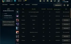 Conta MESTRE com 23 Champs e 2 Skins ( 73% de Win Rate )