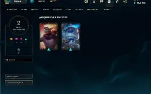Conta MESTRE com 23 Champs e 2 Skins ( 73% de Win Rate )