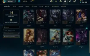 Conta MESTRE com 23 Champs e 2 Skins ( 73% de Win Rate )