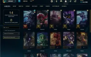 Conta MESTRE com 23 Champs e 2 Skins ( 73% de Win Rate )