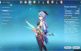 GENSHIN IMPACT - AR41 - HUTAO + GANYU + ALBEDO + KEQING + 5*