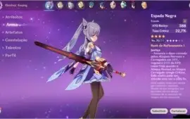 GENSHIN IMPACT - AR41 - HUTAO + GANYU + ALBEDO + KEQING + 5*