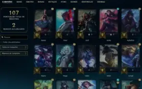Conta Gold 3 36 skins 50 champions