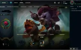 Conta league of legends skins épica e lendária.