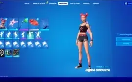 CONTA FORTNITE COM JOHN WICK PICARETA MINTY E OUTRAS SKINS