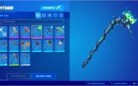 CONTA FORTNITE COM JOHN WICK PICARETA MINTY E OUTRAS SKINS