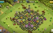 Clash of clans cv 8 quase full