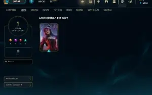 CONTA DE LOL UNRANKED C/ SKIN DA DIANA FOGOS DE ARTIFICIO