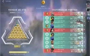 CONTA VALORANT OURO 1 PASSE ATO 2 COMPLETO SKIN DE FACA