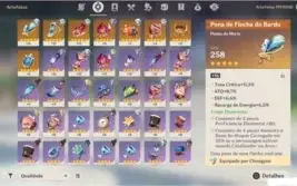 Conta Genshin AR42 keqing + Mona + Albedo e duas armas 5*