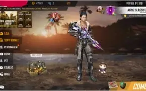 Conta free fire, level 55, kda 5.02 com passes raros
