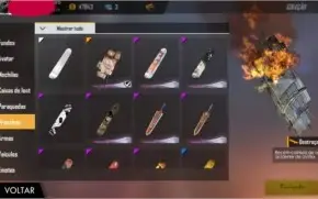 Conta free fire, level 55, kda 5.02 com passes raros