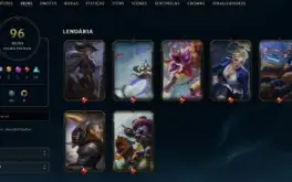 Conta League of Legends Full Acesso - 150 Champs e 96 Champs