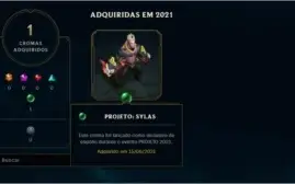 CONTA LOL PARA RUSH ELO