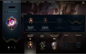 CONTA LOL PARA RUSH ELO