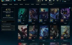 Conta Main Adc/Sup - 114 Campeões - 71 - Full Acesso