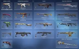 Conta de valorant 1,35k Gastos