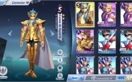 Contas Saint Seiya Awkening com rank S