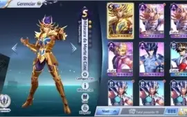 Contas Saint Seiya Awkening com rank S