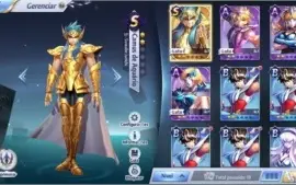Contas Saint Seiya Awkening com rank S